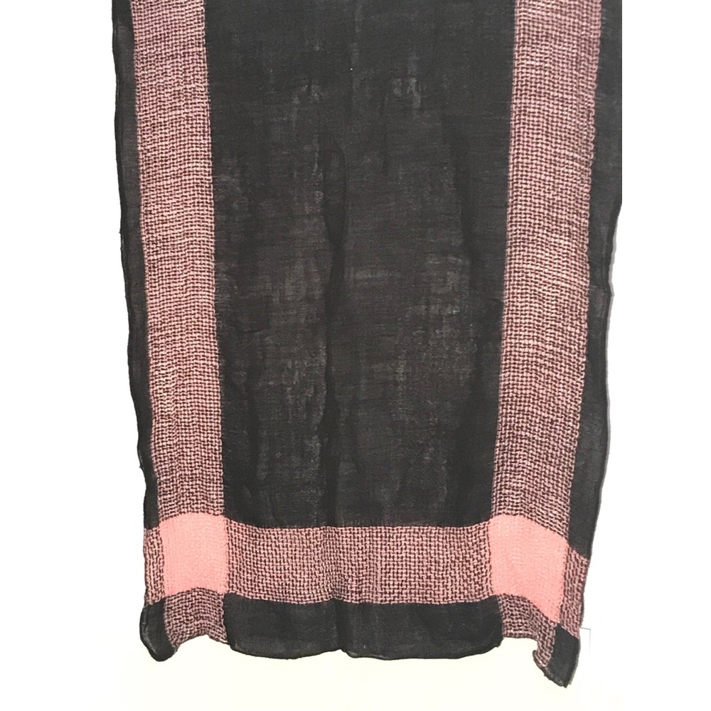 Black and pink shawl/scarf